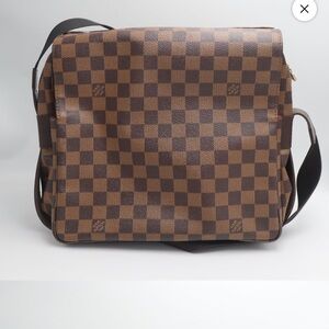 Louis Vuitton Brown Checkered Crossbody Bag